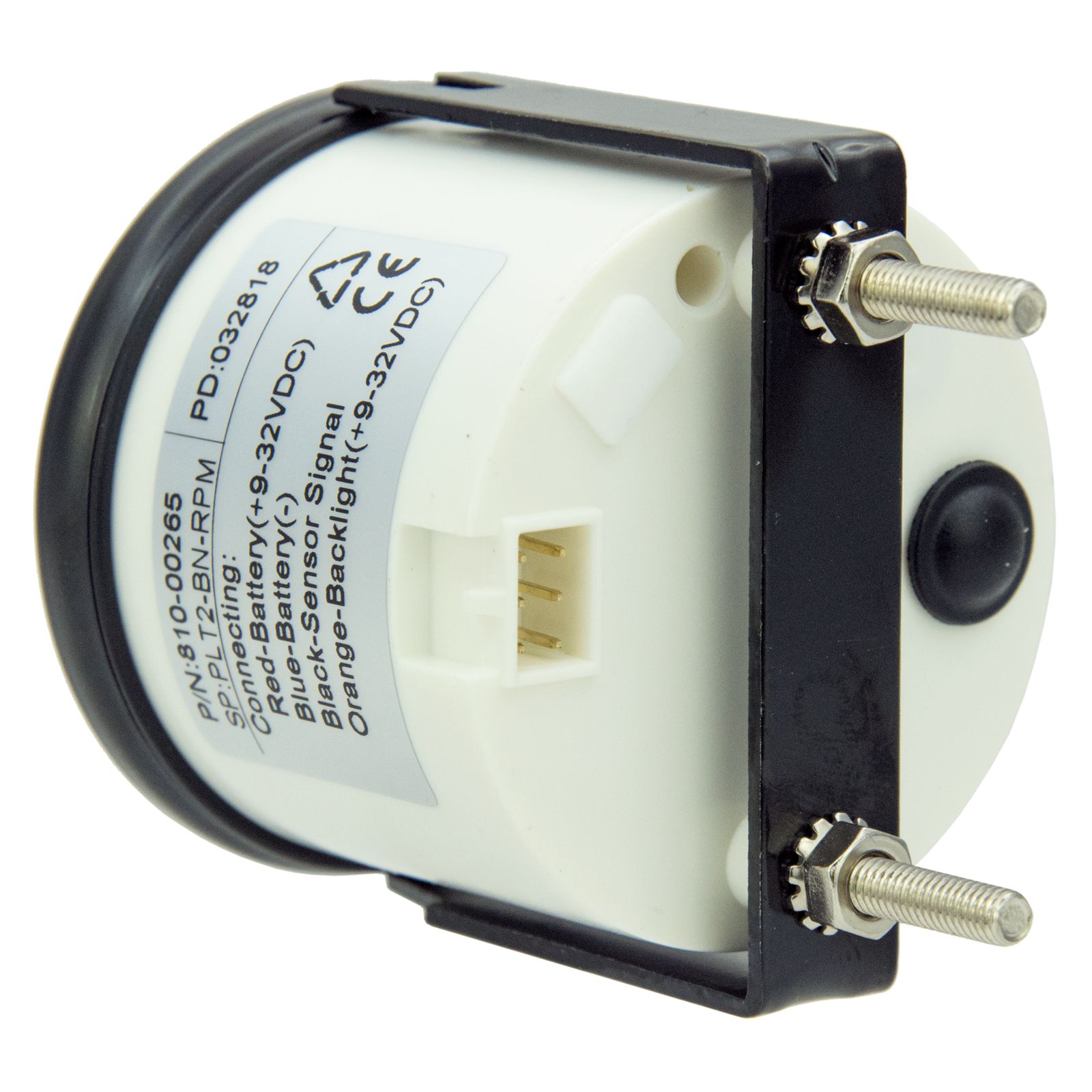 Tachymètre numérique LED pour bateau, horloge, moteur, hors-bord, Marine, camion, voiture, RV, étanche, 0-9990RPM, 52mm