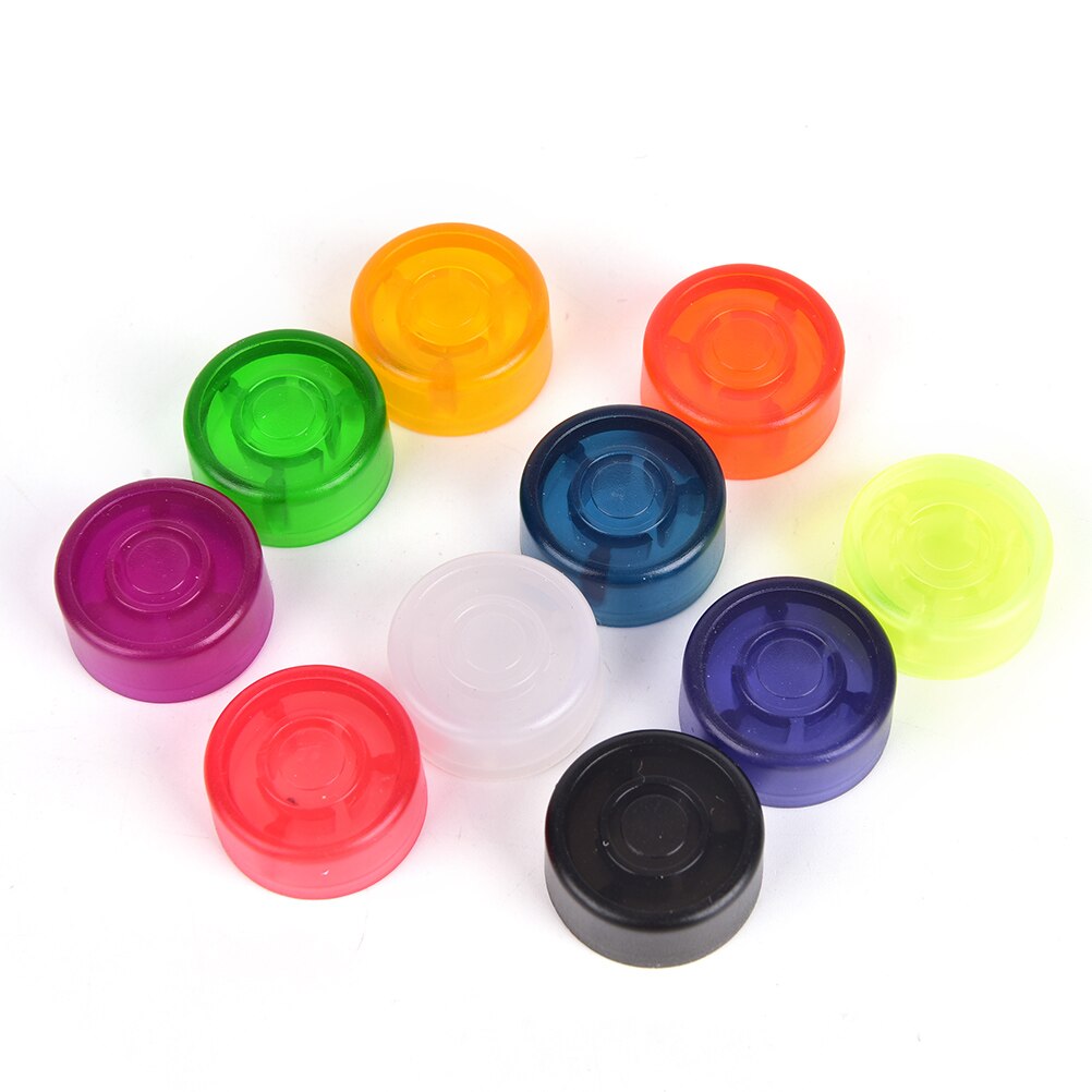 10Pcs Multi Kleur Elektrische Gitaar Effect Pedaal Mooer Candy Cover Cap Voetschakelaar Topper Plastic Bumpers Voor Gitaar Effect Pedaal