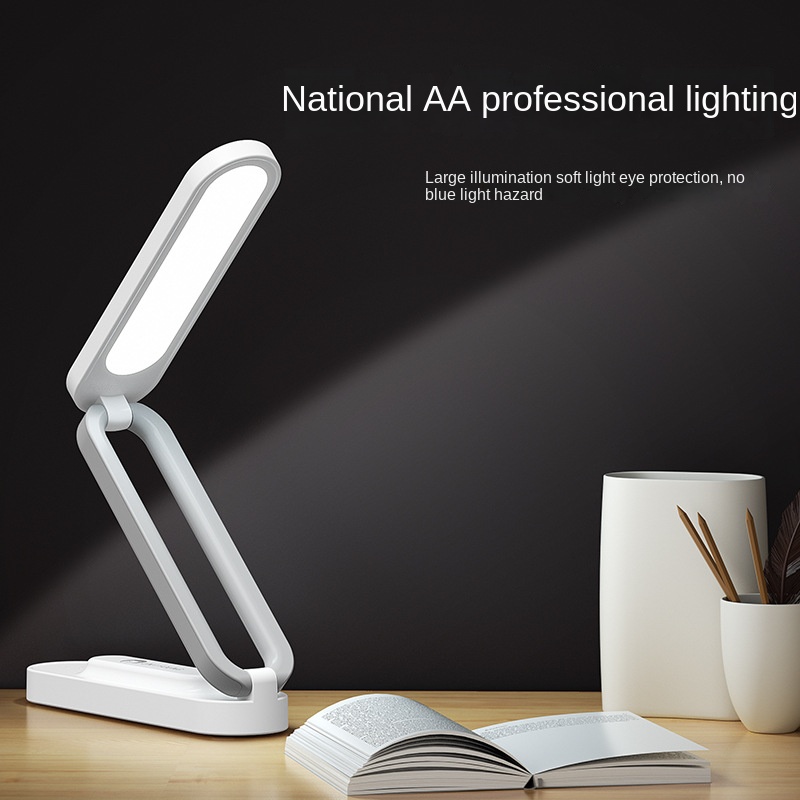 Schreibtischlampe, Nachtlicht, Aufladen, zusammenklappbar, für Schüler, Lernen, LED, , für freundlicher, USB-Schreibtisch, superhell, stufenloses Dimmen