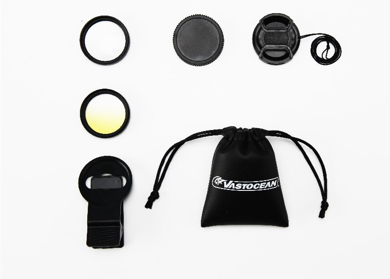 Aquarium mobiele telefoon camera spiegel zee zee 3 cilinder cilinder lens filter met macro lens spiegel spiegel koraal zee god: Paizhao jingzi 2