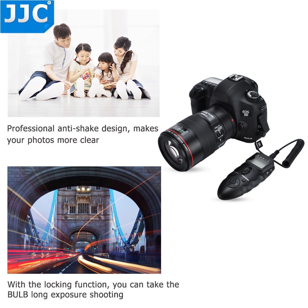 JJC 2.4GHz 56 Channels DSLR RF Wireless Timer Remote Control for OLYMPUS OM-D E-M1 III E-M10 Mark II PEN F OM-D EM5 II E-PL6