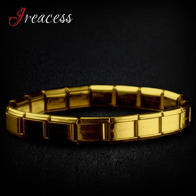 Stainless Steel Charm Bracelets For Women men Black Blue Gold Silver Jewelry body Bracelet & Bangle