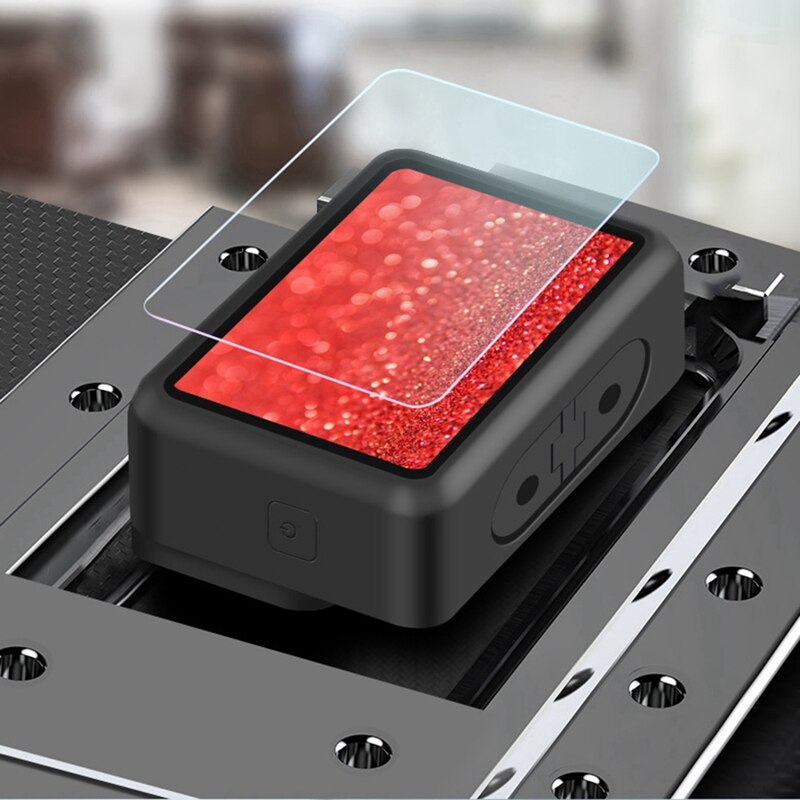 For gopro tilbehørssett for gopro hero 8 vanntett hus/oppbevaringsboks/silikonetui/herdet film/filtersett actionkamera