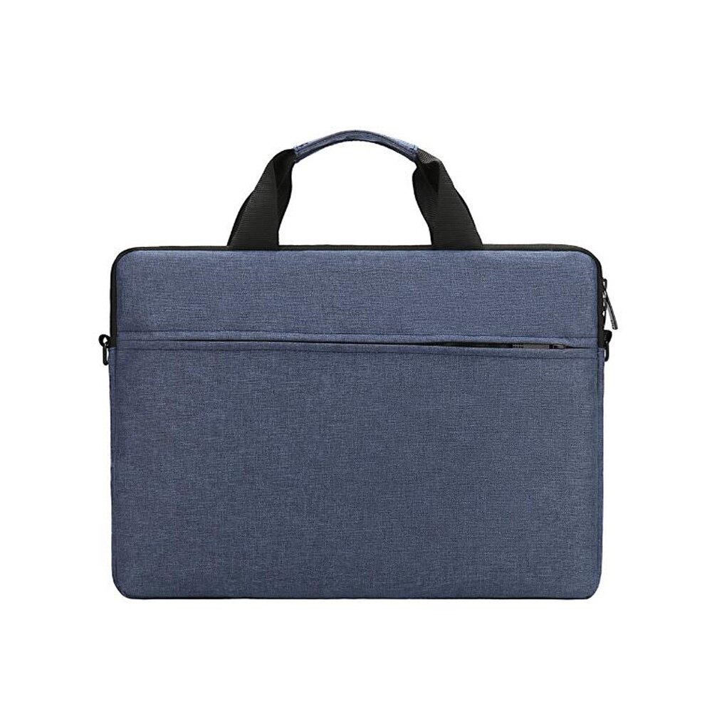 13 14 15 inch Laptop Bag Waterproof Notebook Case Sleeve For Macbook Air Pro Computer Shoulder Handbag Women Men Briefcase: Blue / 14 inch