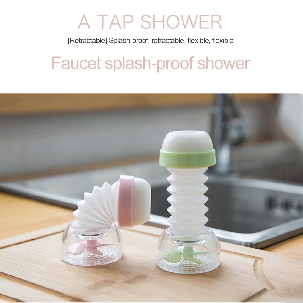Adjustable Water Tap Extension Filter Shower Water Tap Bathroom Expansion Filter Shower Faucet Bathroom Water Filter
