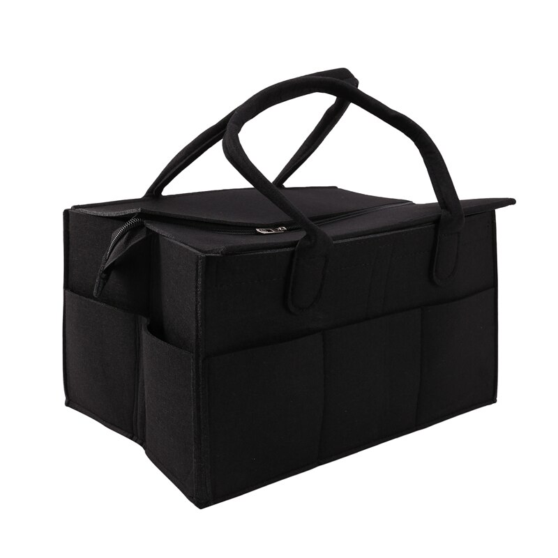 Faltbare Baby Windel Caddie Veranstalter Art Spielzeug Tragbare Tasche/Kasten für Auto Reise Ändern Tisch Organizer mit Deckel lagerung Tasche