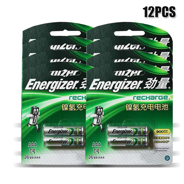 Energizer 1.2V 900mAh Ni-MH AAA Rechargeable Battery For Flashlight Mouse Camera Toy NIMH AAA 3A PreCharged Bateria Baterias: 16PCS