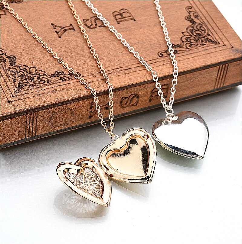 Tiny Heart Dainty Rose Golden Color Choker Necklace For Women Pendant Jewelry Accessories