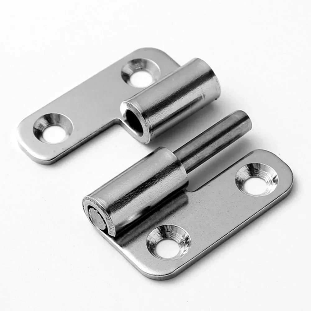 1 st Verwijderbare Scharnier Rvs Vlag Scharnier Voor Aluminium Deur Badkamer Schuifverbinding Verwijderbare Scharnier Hardware