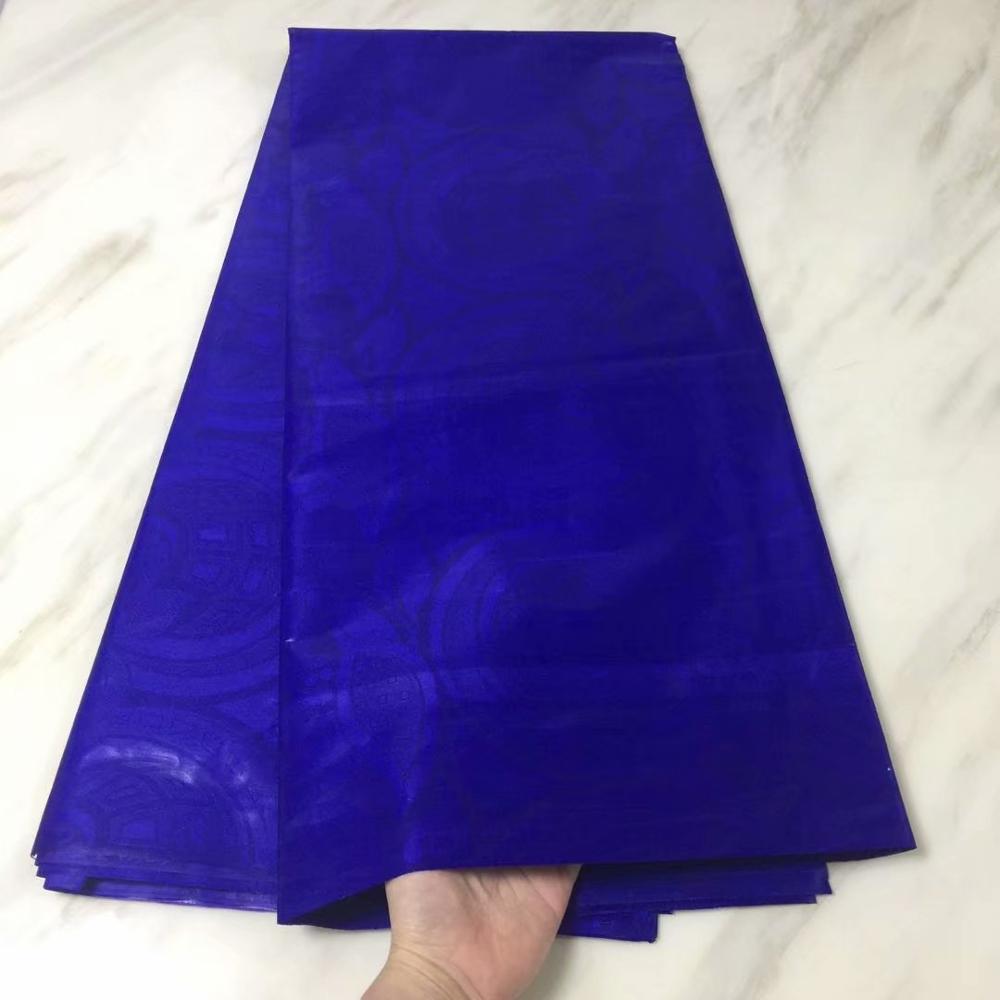 bazin riche getzner jacquard fabric basin guinea brocade fabric 5 yards cheap african fabric china tissu for clothes latest: Royal Blue