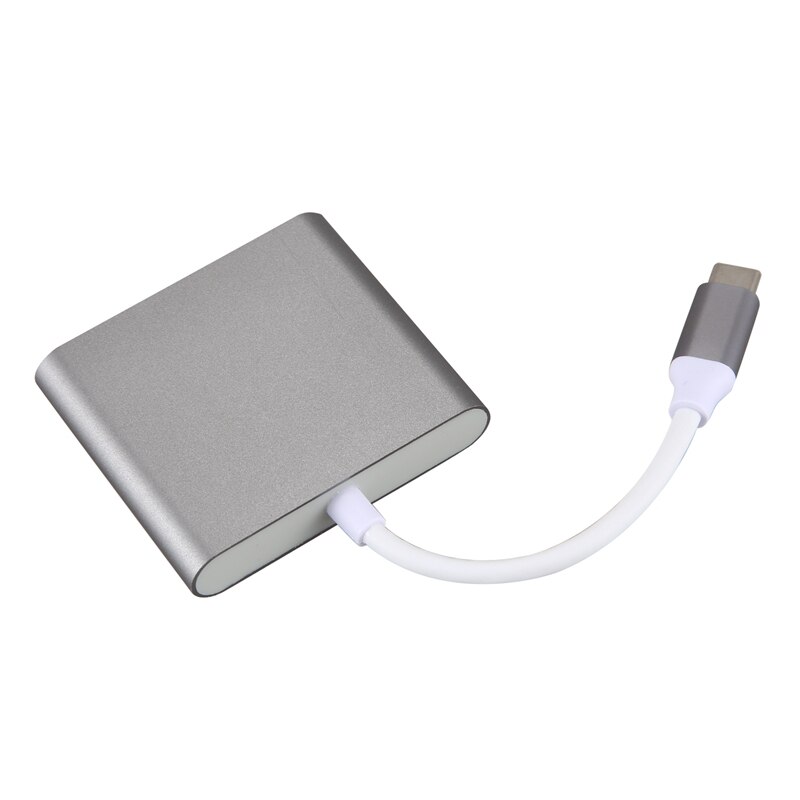 Adaptador USB-C HDMI USB Tipo C A HDMI kabel USB C HDMI 4K USB-C 3 Hub Para dla Apple Aire