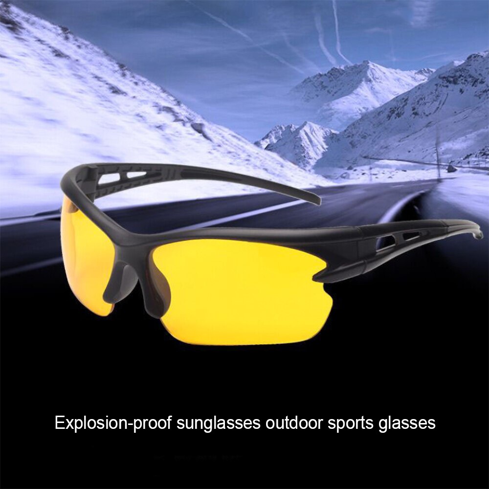 Drivers Night Anti Light Vision Goggles Night-vision Glasse Anti Night with Luminous Driving Glasses Protective Gears Sunglasses
