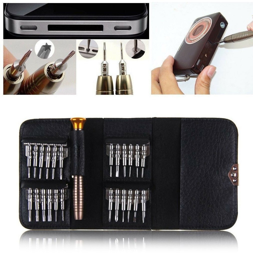 25 In 1 Mini Precision Screwdriver Torx Tool Kit Set Fix Screwdriver Mobile Phone Laptop Glasses Repair Tool Set