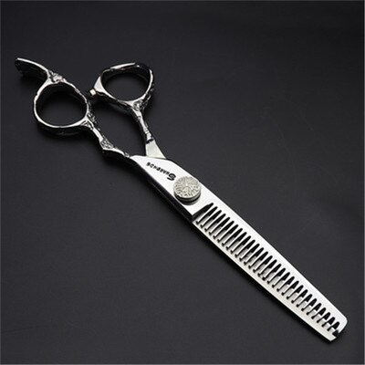 6 Inch Rose Cut Kapsalon Kapper Schaar Kapper Flat Cut Teethgenuine Professionele Kappers Schaar