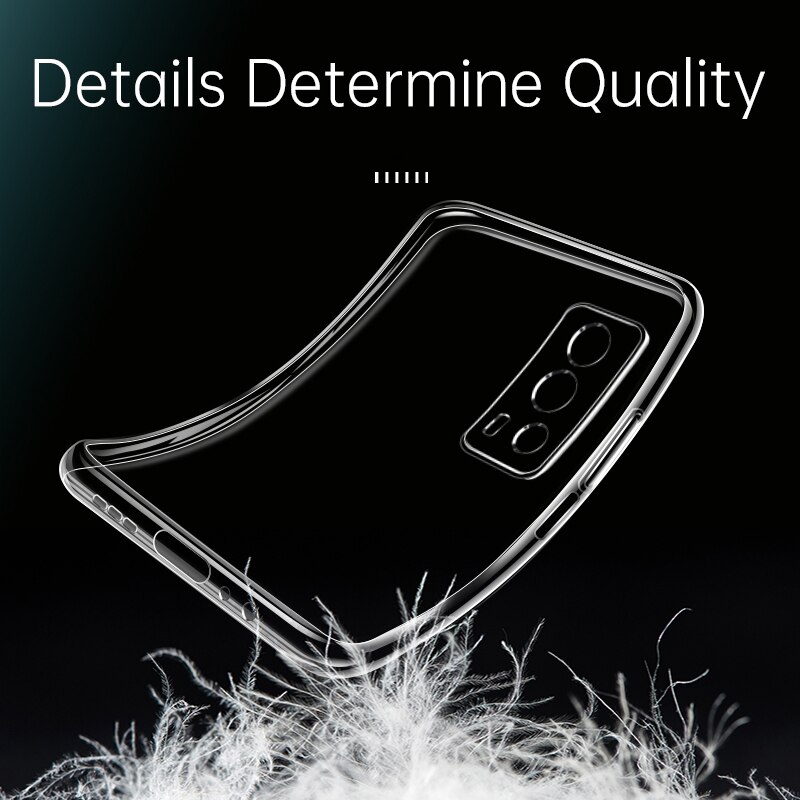 Ultradunne Telefoon Case Voor Vivo Y72 5G Camera Beschermende Transparante Tpu VIVOY72 Y 72 Soft Clear back Cover Tassen