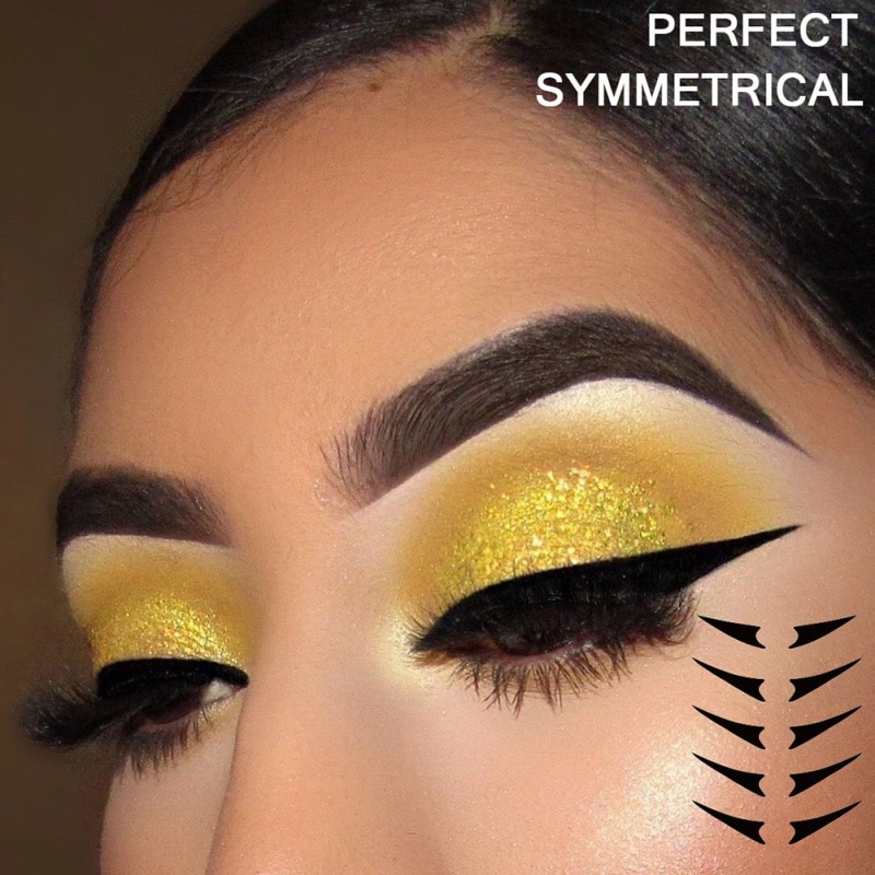 Precise Liquid Eyeliner+Wingtip Sticker Kit,Eyeliner Sticker For The