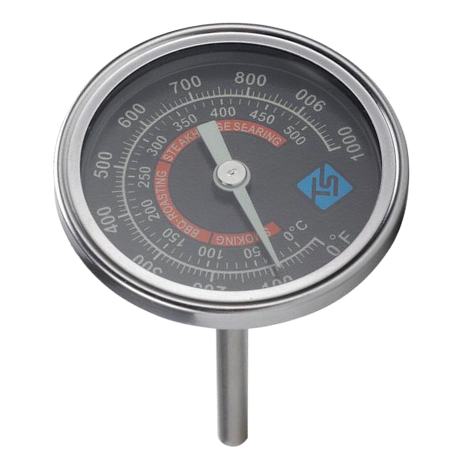 Laatste Rvs Bbq Roken Grill Thermometer Thermometer 50-500 ℃