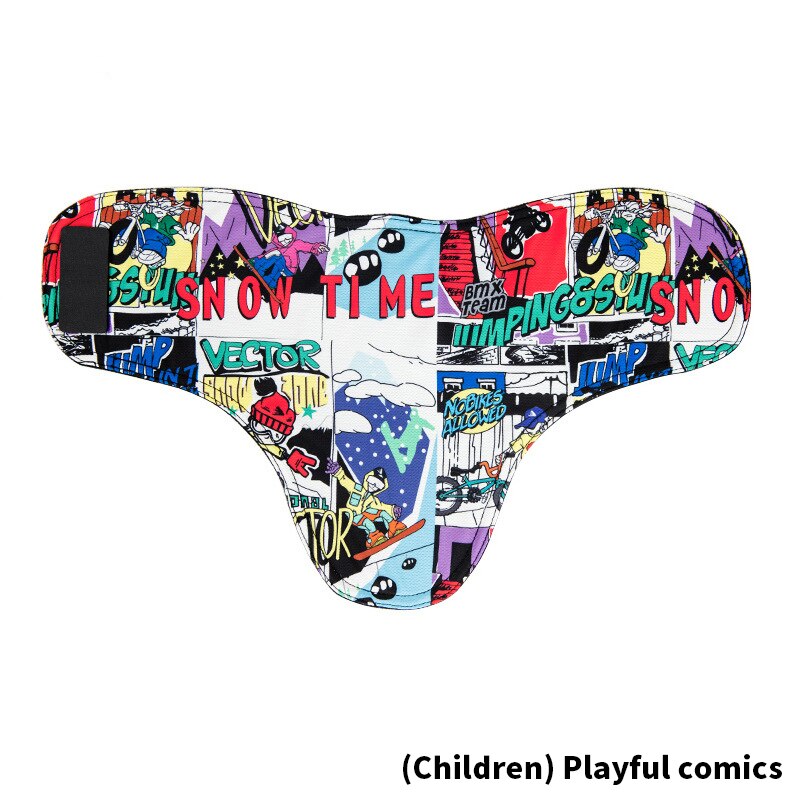 Children Kids Winter Thermal Fleece Ski Mask Face Cover Snowboard Hood Scarfs Outdoor Sport Windproof Cycling Headgear: Red