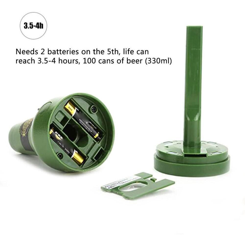 Ultrasonic Beer Foamer Bottle Shape Foam Maker Beer (Green) Party For Canned Outdoor Portable Beer Bubbler Bottled Z9W6