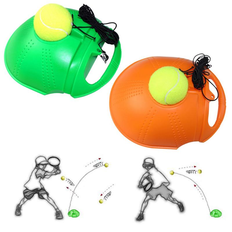 Tennis Training Tool Oefening Tennisbal Zelf-Studie Rebound Bal Met Tennis Trainer Plint Sparring Apparaat Epacket