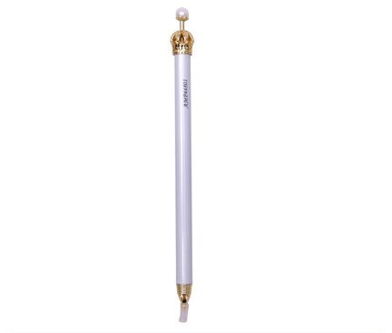 1 pcs Metallic Mechanical Pencil 0.5 Lead Korean Stationery Cute Automatic Pen School Supplies: white