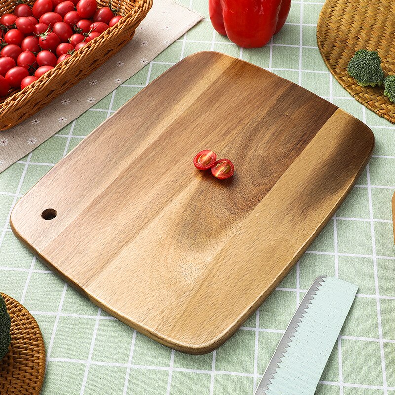 Acacia wood chopping board, steak chopping board, rectangular chopping board, kitchen solid wood chopping board
