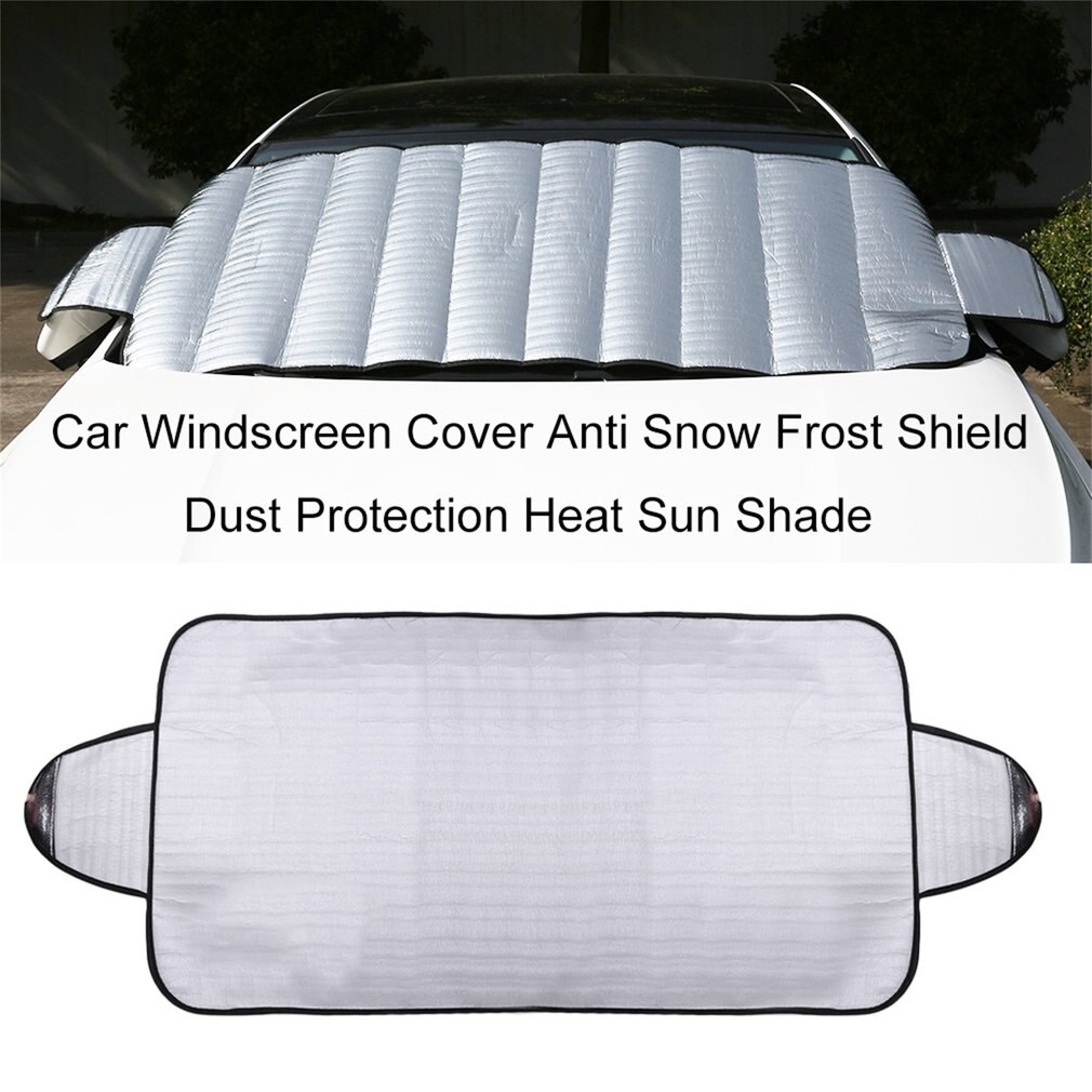 Practical Car Windscreen Cover Anti Ice Snow Frost Shield Dust Protection Heat Sun Shade Ideally for Front Car Windshield