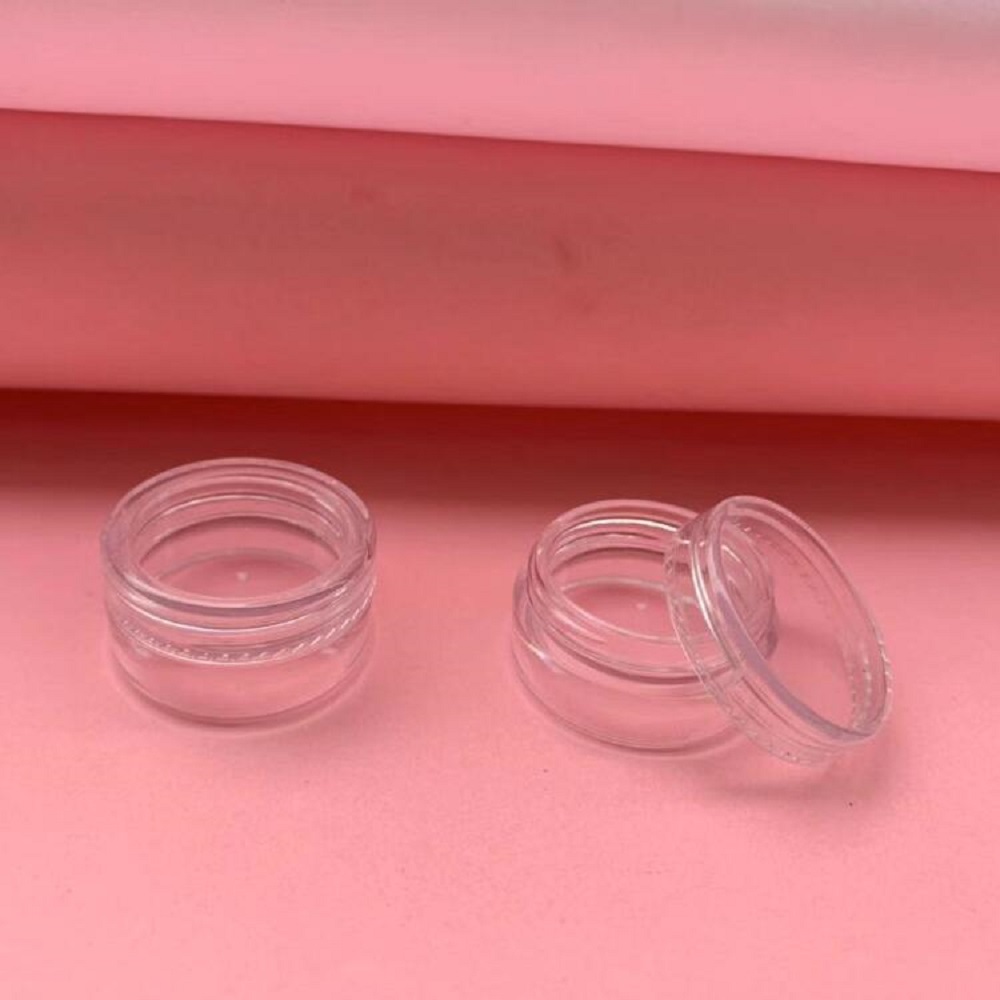 Mini frascos de crema vacíos, latas pequeñas de muestra, contenedor de embalaje de cosméticos, maquillaje DIY, blanco y negro, 1g: Gris claro / 12 ml