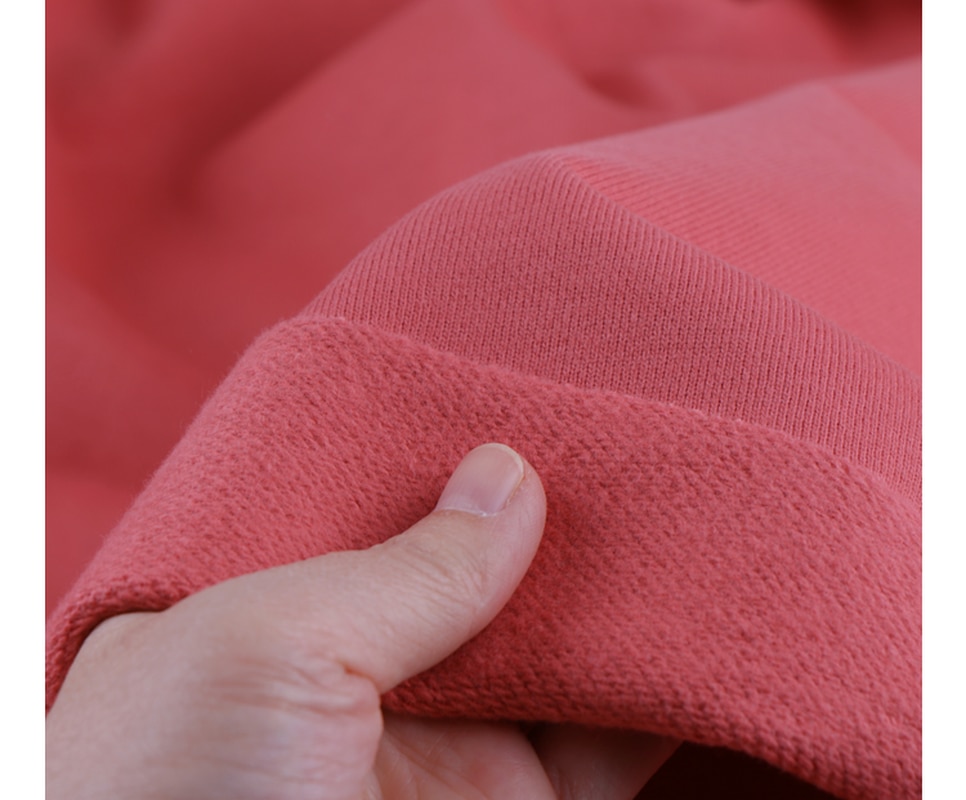Pull épais 100% coton poncé | D'automne, surdimensionné, pull en tricot molletonné en tissu pas d'étirement