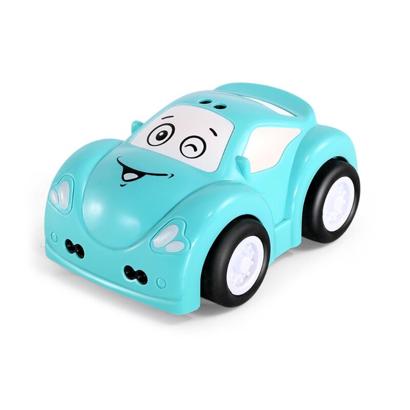 Rc Intelligente Sensor Afstandsbediening Cartoon Mini Auto Kerst 97BC: Blue