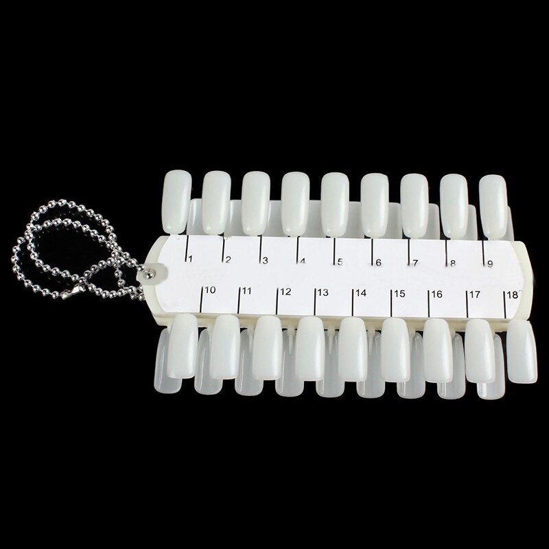 36 stuks nail art displaybord acryl oefenkleuren nagellakkaart displaypalet diy display nepnagels nail art tips plaat  k9 f 2
