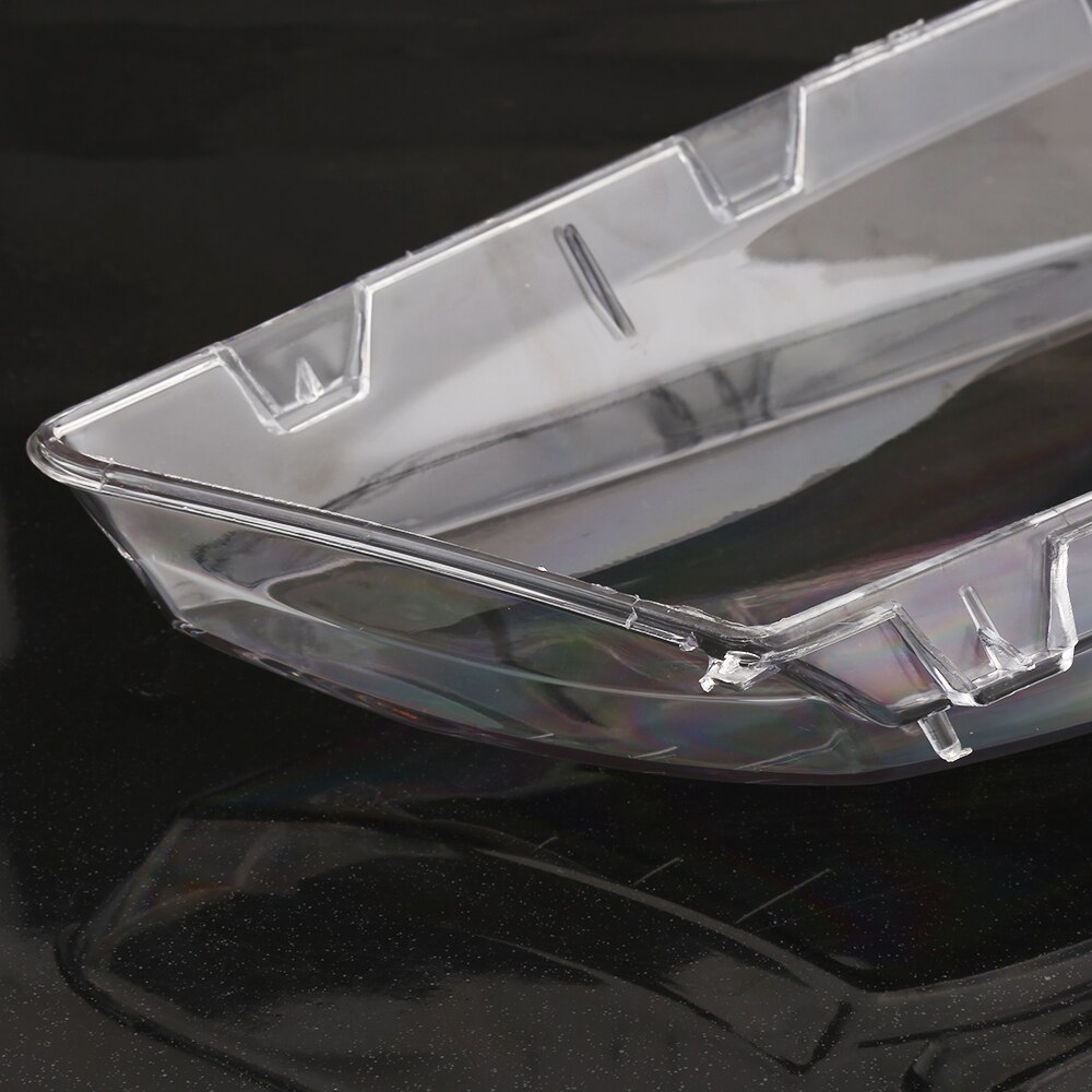 Cubierta de cristal para faros de coche, 2 piezas, transparente, 4 puertas, faro delantero izquierdo y derecho para automóvil, Cubiertas para lentes con estilo para BMW E46 98-01