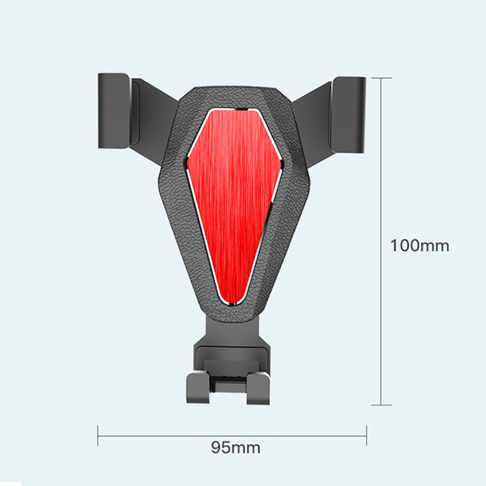 Universal Car Mobile Phone Holder Triangle Fixed 360-degree Rotation Gravity Stable Navigation Bracket for Car Air Outlet