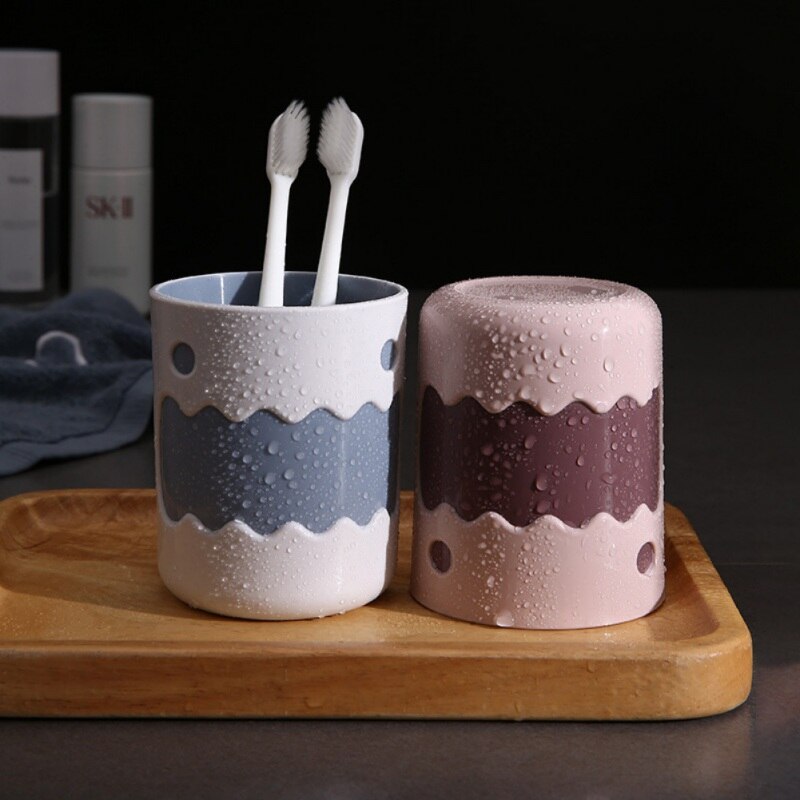 Tooth Glass Householder Wash Toothbrush Tumblers Travel Water Cup Drinking Mugs Plastic Bathroom Cups.