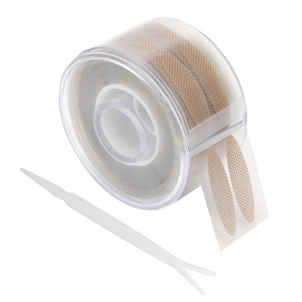 600 Stks/doos Grote Ogen Make Ooglidcorrectie Sticker Onzichtbare Dubbele Ooglid Tape Vouw Zelfklevende Stickers S/L Clear Beige cosmatic Tool: Circle Grid L
