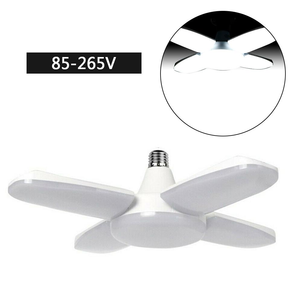 Luz LED de 80W para garaje E27/ E26, luces de techo de taller de colores, lámpara Deformable de 8000LM, Lampen Industrieel AC 85-265V: Cool White / 60w