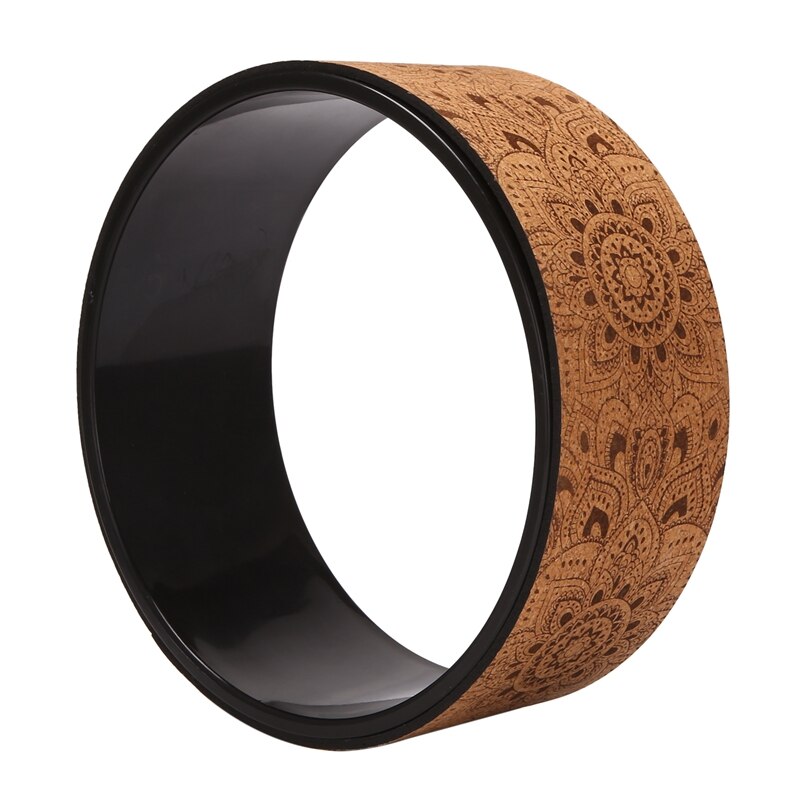 Yoga Wheel Roller Back Roller for Dharma Yoga Pose Backbend Stretching Improving Flexibility and Back Pain Relief