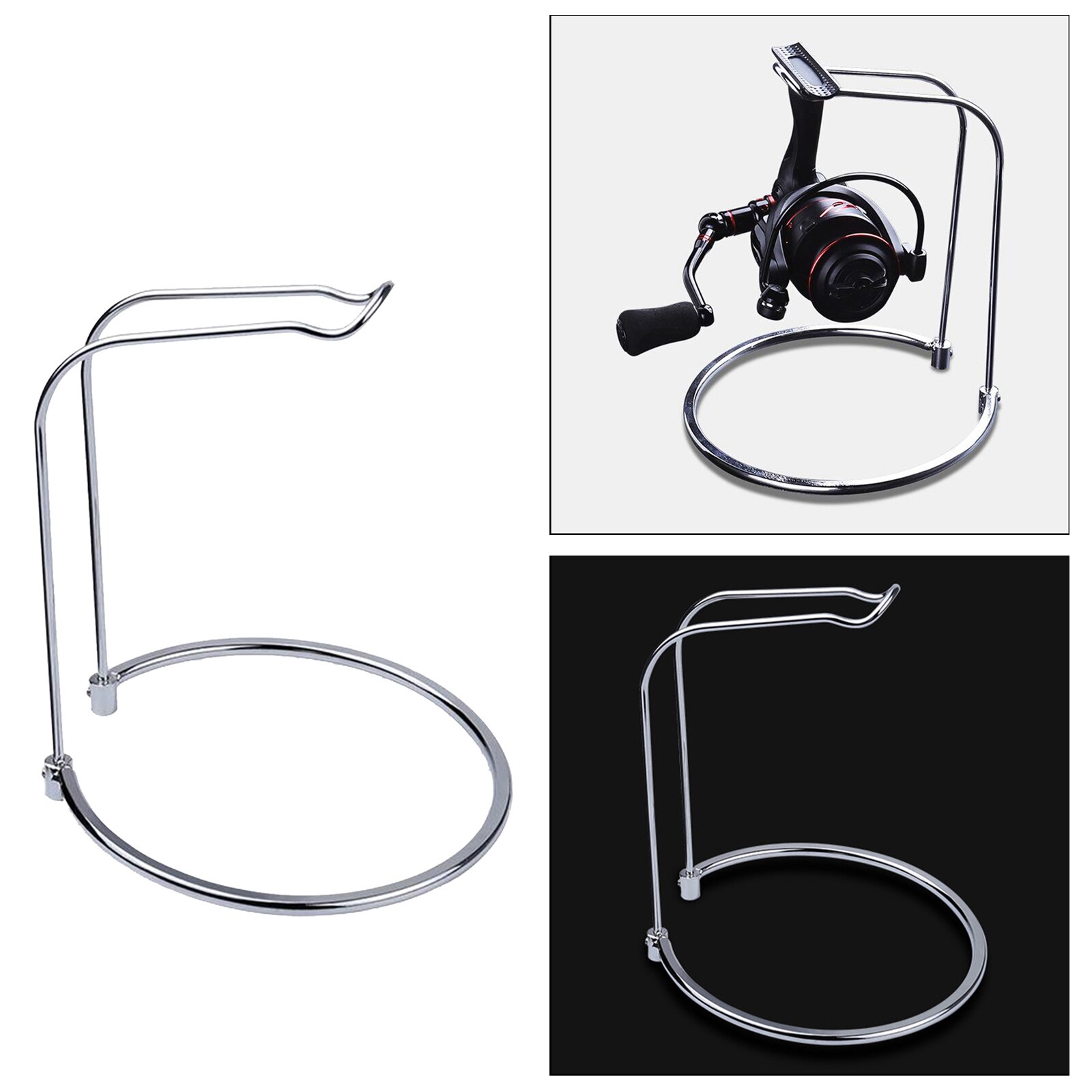 Stable and sturdy fishing reel display stand removable rustproof rack store