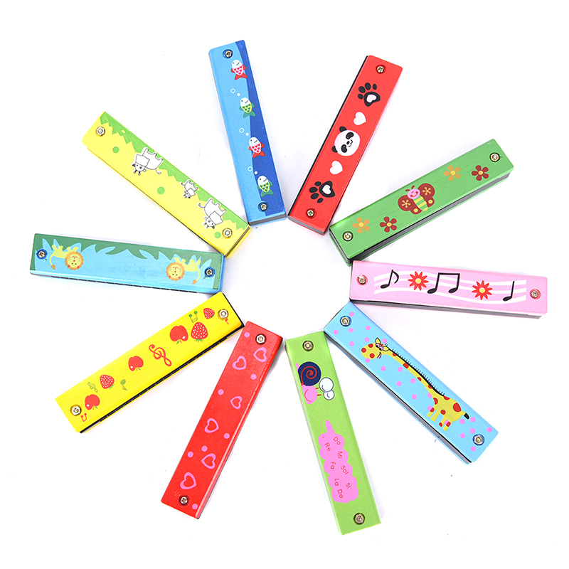 16 Hole Two Rows Harmonica Key of C Mouth Metal Organ for Beginners