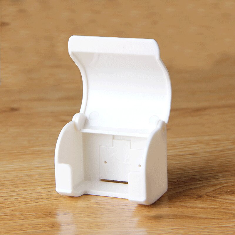 1 stks Mini Scheerapparaat Houder Sticker Scheermes Houder Compact ruimtebesparend Scheerapparaat Opknoping Opbergrek Met Stofkap Cap voor Badkamer