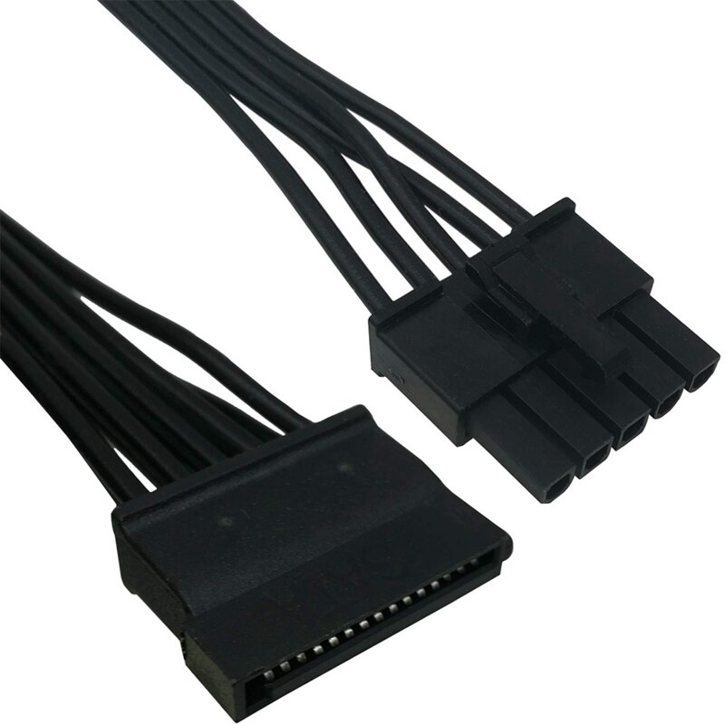 2X 5 Pin To 3 SATA Hard Drive HDD Power Cable Only For Cooler Master V550 V650 V750 V850 V1000 Modular Power Supply