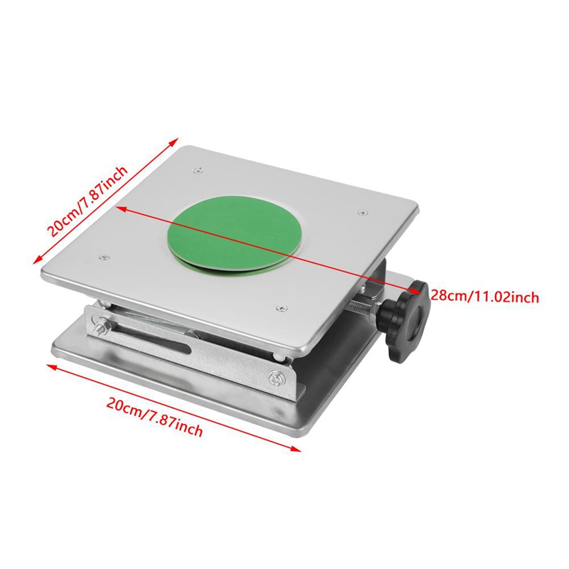 Stainless Steel Laboratory Lifting Platform Stand Lab Jack Scissor Stand Rack 200 x 200 x 280mm Adjustable Lab-Lift Platform