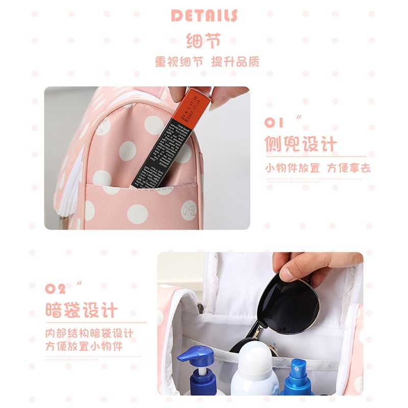 Xzp multifunctionele reistoilettas, waterdichte toilettas voor dames en heren, make-uptas voor dames