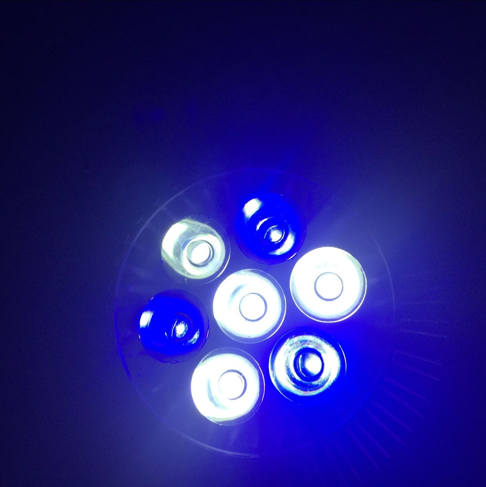 Luz de acuario LED Par30 de espectro completo, 21W, Arrecife de Coral usado, luz de acuario LED E27, luces de cultivo de plantas para tanques de arrecife de agua salada