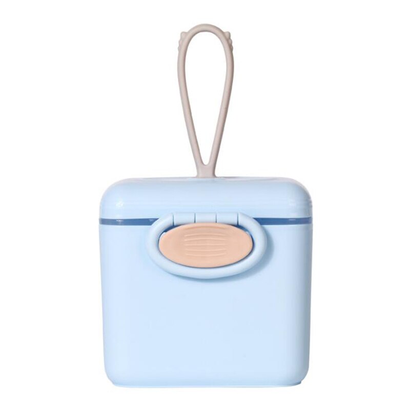 Conteneur de lait en poudre pour bébés, boîte de stockage de collations pour bébés, boîte d'alimentation pour -nés: blue