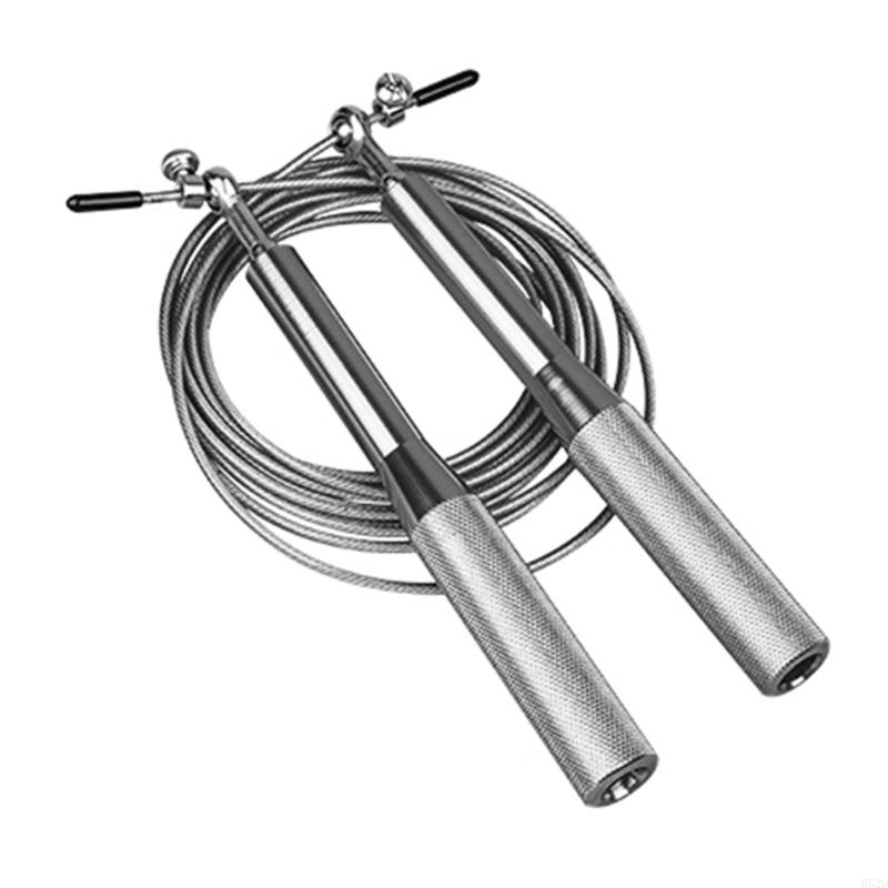 920L Aluminum Alloy Handle Telescopic Jump Rope 360 Degree Bearing Rapid Speed Skippings Rope for Workout Exercise