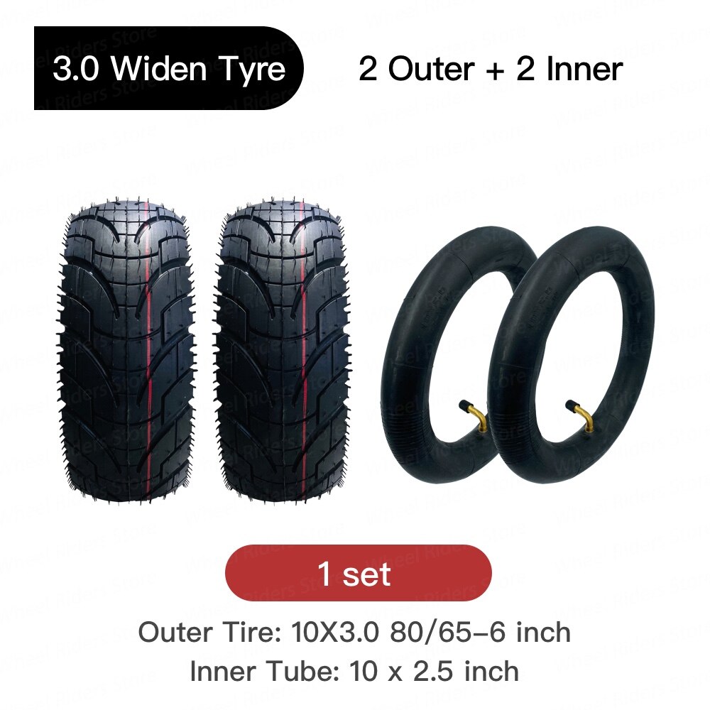 10 Inch 10X3.0 80/65-6 Road Band Elektrische Scooter Dikker Verbreden Opblaasbare Band Nul 10x Kaabo Mantis Pneumatische Deel
