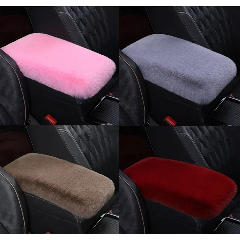 Auto Armsteun Doos Pluche Pad Middenconsole Arm Cover Pad Auto-interieur Decoratie Auto-accessoires Interieur