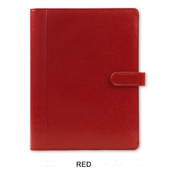 PU leather hasp business manager bag file folder a4 document holder organizer portfolio with calculator 541A
