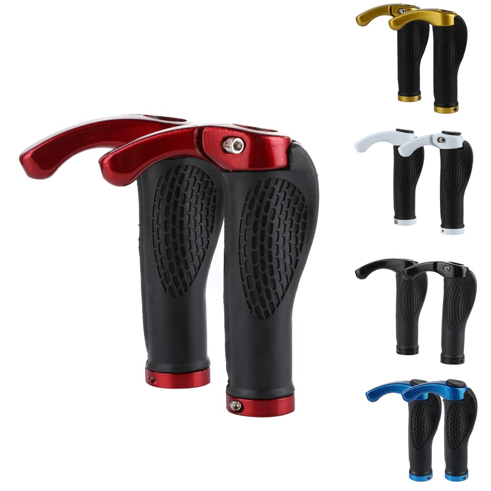 Puños de goma para manillar de bicicleta MTB, agarres antideslizantes para bicicleta de montaña, manijas para bicicleta, extremos con bloqueo, accesorios para bicicleta